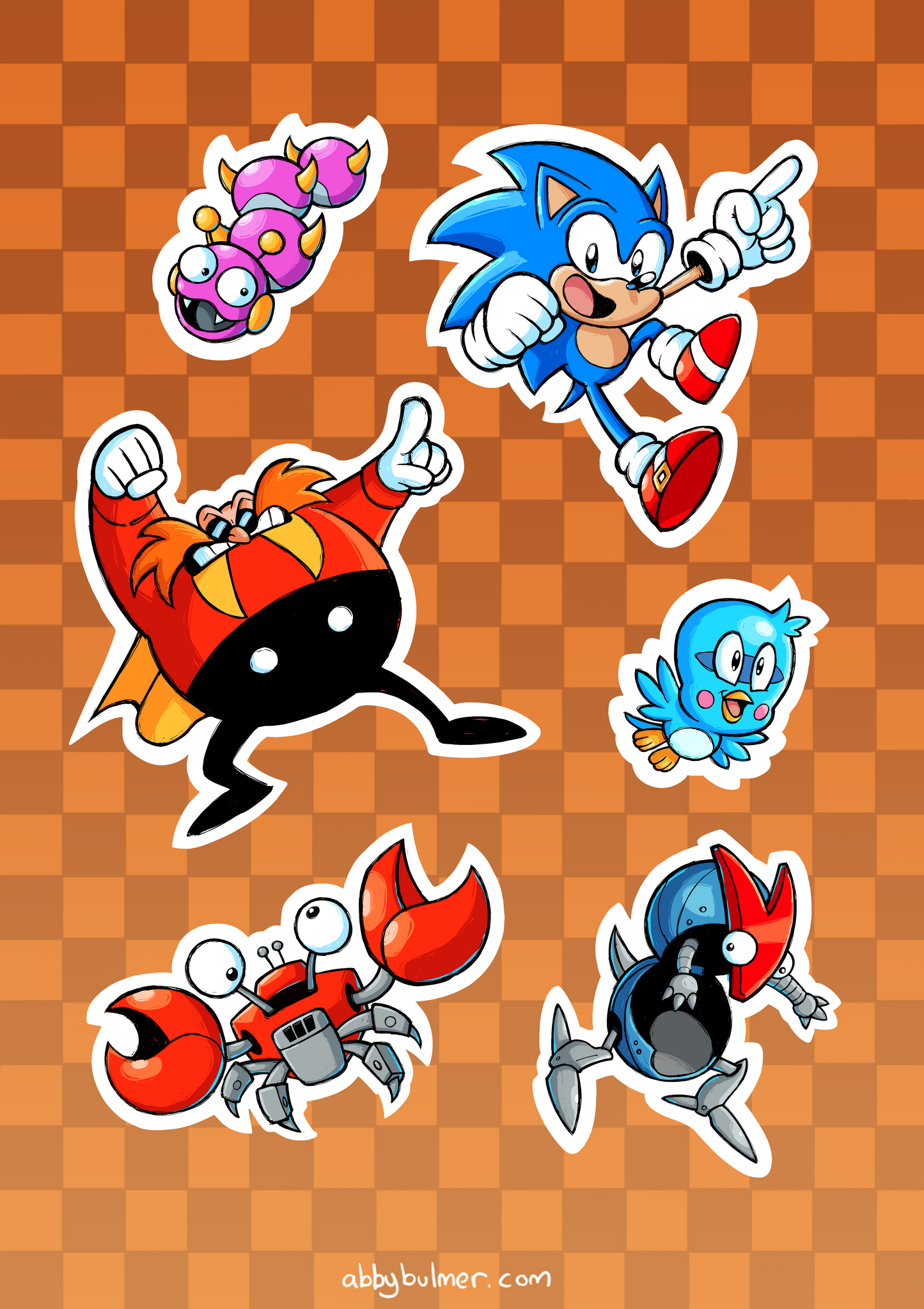 Sonic 1 Stickers